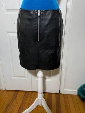 The KOOPLES Lamb Leather Mini Skirt Women’s Medium